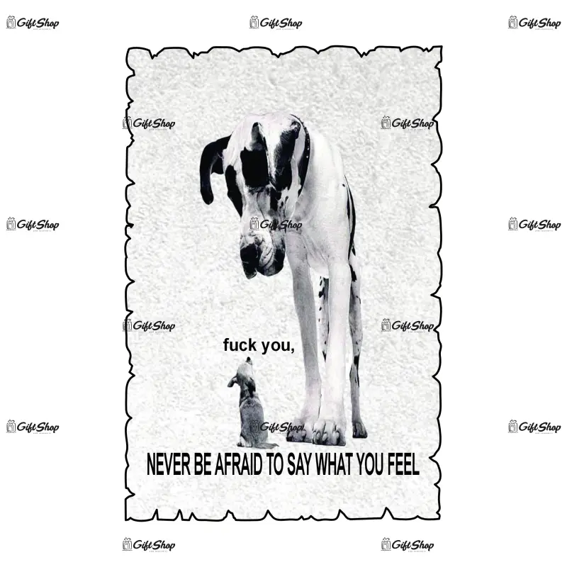 Never be afraid, magnet frigider mgs072